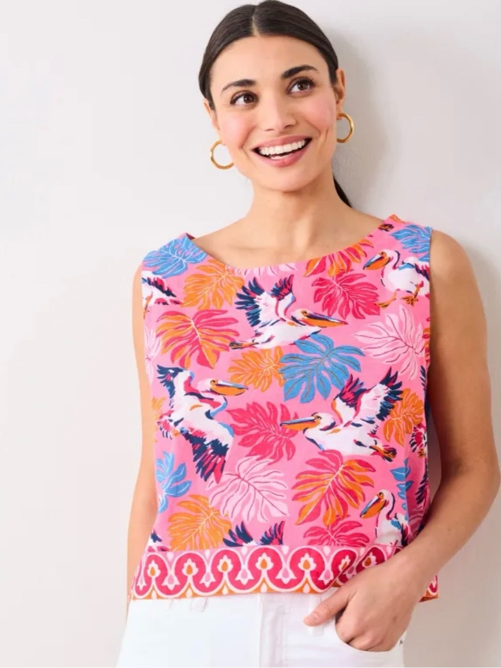Printfresh Pelican Palms Riviera Top